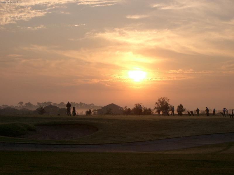 Photo: Morning golf-Eagle Creek Golf Resort,FL
